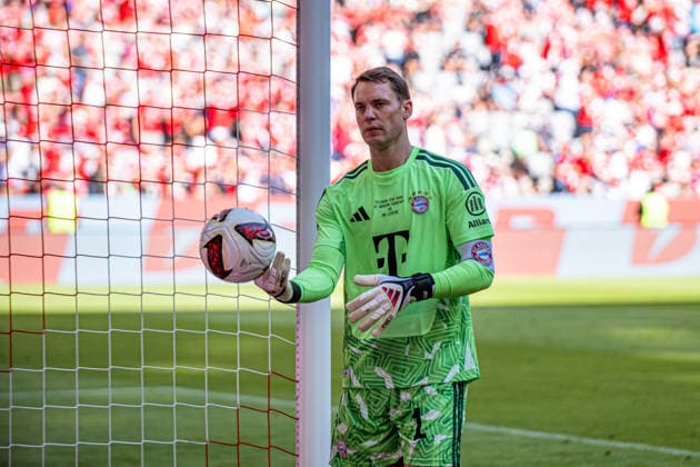 Manuel Neuer, (FC Bayern Muenchen, 01), GER, FC Bayern Muenchen vs RB Leipzig, Fussball, Telekom CUP, Saison 2026 2027, 15.08.2026, DFL DFB REGULATIONS PROHIBIT ANY USE OF PHOTOGRAPHS as IMAGE SEQUENCES and or QUASI-VIDEO, Eibner-Pressefoto Andreas Ulmer GER, FC Bayern Muenchen vs RB Leipzig, Fussball, Telekom CUP, Saison 2026 2027, 15.08.2026, Muenchen *** Manuel Neuer, FC Bayern Munich, 01, GER, FC Bayern Munich vs. RB Leipzig, Soccer, Telekom Cup, 2026–2027 Season, August 15, 2026, DFL and DFB regulations prohibit any use of photographs as image sequences and or quasi-video. Eibner Press Photo, Andreas Ulmer, GER, FC Bayern Munich vs. RB Leipzig, Soccer, Telekom Cup, 2026–2027 Season, August 15, 2026, Munich Copyright: xEibner-Pressefoto AndreasxUlmerx EP_AUR
