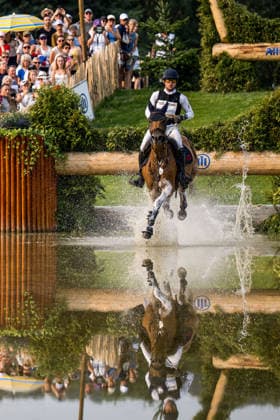 260815 Miroslav Trunda of Czech Republic with horse Mellevue van Rechteren compete in the Eventing Cross-Country during day 5 of the 2026 FEI World Championships on August 15, 2026 in Aachen. Photo: Emma Wallskog BILDBYRAN kod EW EW0685 ridsport equestrian rid-vm 2026 2026 fei world championships bbeng ridsport-vm fälttävlan eventing terrängritt terräng *** August 15, 2026: Miroslav Trunda of the Czech Republic, riding Mellevue van Rechteren, competes in the Eventing Cross Country on Day 5 of the 2026 FEI World Championships on August 15, 2026 in Aachen. Photo by Emma Wallskog. BILDBYRAN code EW EW0685 equestrian sports riding 2026 World Championships 2026 FEI World Championships bbeng equestrian sports World Championships eventing cross-country  Copyright: EMMAxWALLSKOG BB260815EW081