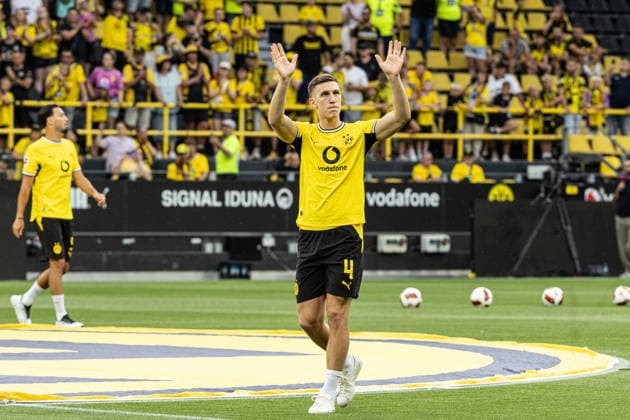 Football, Bundesliga 1, Borussia Dortmund, squad presentation