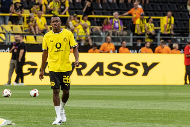 Regionalliga West: Borussia Dortmund II - 1.FC Köln II, 07.08.2026 Justin Lerma (Borussia Dortmund, 28) bei der offiziellen Vorstellung der Kader für die Saison 2026 27. Regionalliga West: Borussia Dortmund II - 1.FC Köln II, Rote Erde, Dortmund; 07.08.2026 DFB regulations prohibit any use of photographs as image sequences and or quasi video. *** Regionalliga West: Borussia Dortmund II vs. 1. FC Köln II, August 7, 2026; Justin Lerma of Borussia Dortmund, age 28, at the official presentation of the rosters for the 2026–27 season; Regionalliga West: Borussia Dortmund II vs. 1. FC Köln II, Rote Erde, Dortmund, August 7, 2026 DFB regulations prohibit any use of photographs as image sequences and or quasi-video Copyright: xBEAUTIFULxSPORTS Buriakovx
