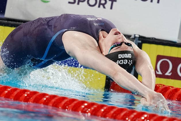 Marrit Steenbergen from Nederland at the Swimming European Aquatics Championships Paris 2026, Paris, August 15, 2026 .  Copyright: xGianxMattiaxD Alberto LaPressex
