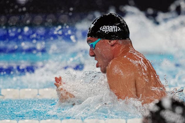 Simone Cerasuolo from Italy at the Swimming European Aquatics Championships Paris 2026, Paris, August 15, 2026 .  Copyright: xGianxMattiaxD Alberto LaPressex