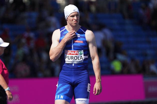 Birmingham , Leichtathletik, Athletics, Track and Field, EAA, Leichtathletik EM Birmingham 2026 European Championships birmingham 2026 , 10.08-17.08.2026, Alexander Stadium Birmingham, Grossbritannien 4x100m Relay Men Samuel Purola, Finland FIN Copyright Gladys Chai von der Laage *** Birmingham, Track and Field, Athletics, EAA, 2026 European Athletics Championships in Birmingham, 10 08 17–08 20 26, Alexander Stadium, Birmingham, United Kingdom, Men’s 4x100m Relay, Samuel Purola, Finland (FIN), Copyright Gladys Chai von der Laage