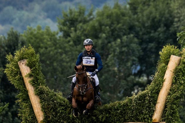 260815 Axel Lindberg of Finland with horse Quelle Bonne compete in the Eventing Cross-Country during day 5 of the 2026 FEI World Championships on August 15, 2026 in Aachen. Photo: Emma Wallskog BILDBYRAN kod EW EW0685 ridsport equestrian rid-vm 2026 2026 fei world championships bbeng ridsport-vm fälttävlan eventing terrängritt terräng *** August 15, 2026: Axel Lindberg of Finland, riding Quelle Bonne, competes in the Eventing Cross Country on Day 5 of the 2026 FEI World Championships on August 15, 2026 in Aachen. Photo by Emma Wallskog. BILDBYRAN code EW EW0685 equestrian sports riding 2026 World Championships 2026 FEI World Championships BBENG equestrian sports World Championships eventing cross-country  Copyright: EMMAxWALLSKOG BB260815EW086