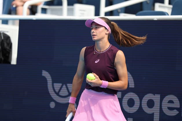 MASON, OHIO - AUGUST 15: Zeynep Sonmez of Turkey is seen during day five of the Cincinnati Open at the Lindner Family Tennis Center on August 15, 2026 in Mason, Ohio.  Copyright: xShainaxBenhiyoun SPPx Sportspressphoto_SPR207100