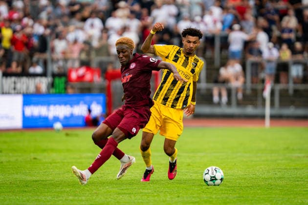 SC Fortuna Koeln vs. Alemannia Aachen, Fussball, 3. Liga, 2. Spieltag, Saison 2026 2027, 15.08.2026 DFB REGULATIONS PROHIBIT ANY USE OF PHOTOGRAPHS AS IMAGE SEQUENCES AND OR QUASI-VIDEO SC Fortuna Koeln vs. Alemannia Aachen, Fussball, 3. Liga, 2. Spieltag, Saison 2026 2027, 15.08.2026 Koeln *** SC Fortuna Cologne vs. Alemannia Aachen, Soccer, 3rd Division, Matchday 2, 2026–2027 Season, August 15, 2026 DFB regulations prohibit any use of photographs as image sequences and or quasi-video SC Fortuna Cologne vs. Alemannia Aachen, Soccer, 3rd Division, Matchday 2, 2026–2027 Season, August 15, 2026, Cologne Copyright: xEibner-Pressefoto J.xDerondeaux EP_JDU