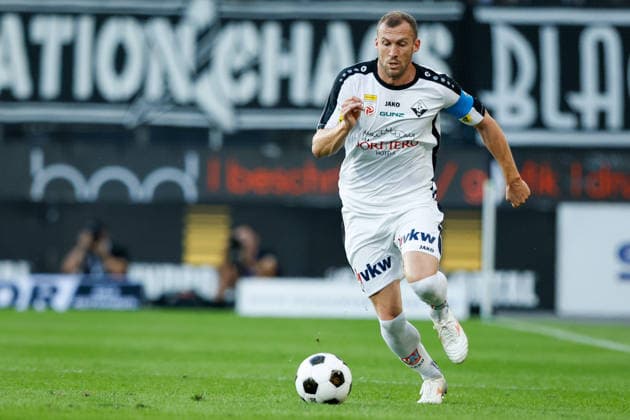 SOCCER - BL, Sturm vs Altach GRAZ,AUSTRIA,15.AUG.26 - SOCCER - ADMIRAL Bundesliga, SK Sturm Graz vs SCR Altach. Image shows Lukas Jager (Altach).  GEPAxpictures xJamesxDoak
