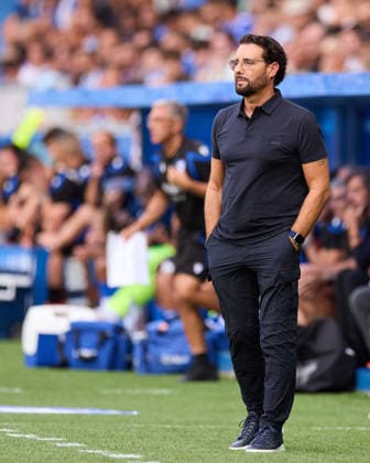 August 15, 2026, Vitoria, Alaba, Spain: Jose Bordalas head coach of Getafe CF looks on during the LaLiga EA Sports match between Deportivo Alaves and Getafe CF at Mendizorrotza on August 15, 2026, in Vitoria, Spain. Deportivo Alaves V Getafe CF - LaLiga EA Sports  - ZUMAa181 20260815_zaa_a181_011 Copyright: xRicardoxLarreinax