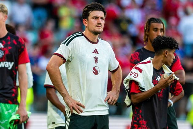 2026.08.15 Wroclaw PiÅ‚ka noÅ¼na - Mecz towarzyski sezon 2026 2027 Manchester United, ManU - AC Milan N z Harry Maguire Foto Gleb Soboliev PressFocus 2026.08.15 Wroclaw Football - friendly match season 2026 2027 Manchester United - AC Milan Harry Maguire Credit: Gleb Soboliev PressFocus NEWSPIX.PL --- newspix.pl 