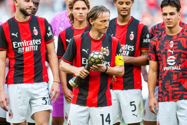 2026.08.15 Wroclaw PiÅ‚ka noÅ¼na - Mecz towarzyski sezon 2026 2027 Manchester United, ManU - AC Milan N z Luka Modric Foto Gleb Soboliev PressFocus 2026.08.15 Wroclaw Football - friendly match season 2026 2027 Manchester United - AC Milan Luka Modric Credit: Gleb Soboliev PressFocus NEWSPIX.PL --- newspix.pl 