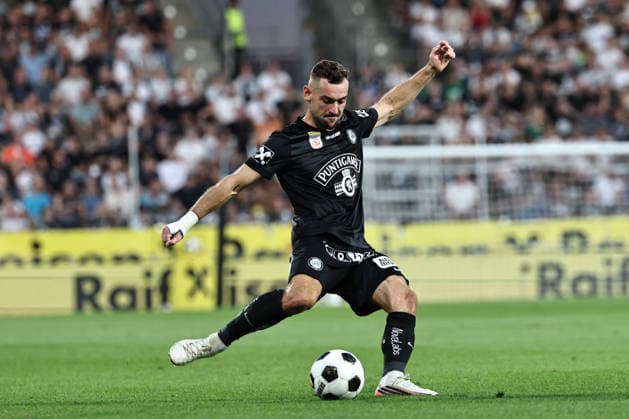 SOCCER - BL, Sturm vs Altach GRAZ,AUSTRIA,15.AUG.26 - SOCCER - ADMIRAL Bundesliga, SK Sturm Graz vs SCR Altach. Image shows Juergen Heil (Sturm).  GEPAxpictures xChrisxBauer