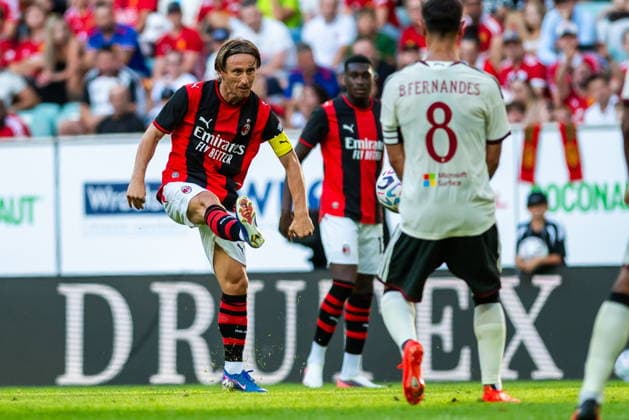 2026.08.15 Wroclaw PiÅ‚ka noÅ¼na - Mecz towarzyski sezon 2026 2027 Manchester United, ManU - AC Milan N z Luka Modric Foto Gleb Soboliev PressFocus 2026.08.15 Wroclaw Football - friendly match season 2026 2027 Manchester United - AC Milan Luka Modric Credit: Gleb Soboliev PressFocus NEWSPIX.PL --- newspix.pl 