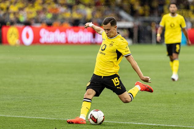 Testspiel, BVB-Saisoneröffnung 2026 27: Borussia Dortmund - AS Roma; 15.08.2026 Konstantinos Karetsas (Borussia Dortmund, 19) Testspiel, BVB-Saisoneröffnung 2026 27: Borussia Dortmund - AS Roma; Signal Iduna Park, Dortmund; 15.08.2026 *** Friendly Match, BVB 2026–27 Season Opener: Borussia Dortmund vs. AS Roma, August 15, 2026; Konstantinos Karetsas, Borussia Dortmund, 19; Friendly Match, BVB 2026-27 Season Opener: Borussia Dortmund vs. AS Roma, Signal Iduna Park, Dortmund, August 15, 2026 Copyright: xBEAUTIFULxSPORTS Buriakovx
