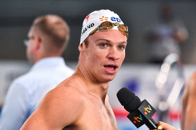 NATATION : Championnat d europe de natation 2026 - PARIS - 15 08 2026 Leon Marchand (FRA) Saint DenisFrance  Copyright: xBaptistexAutissierx