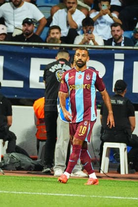 ISTANBUL, TURKEY - AUGUST 15: Mohamed Salah of Trabzonspor during the Turkish Super League 2026 27 match between Kasimpasa SK and Trabzonspor at Recep Tayyip Erdogan Stadium on August 15, 2026 in Istanbul, Turkey. Istanbul Kasimpasa Turkey Copyright: xSeskimphotox Kasimpasa-Trabzonspor-1508 (152)
