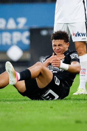 SOCCER - BL, Sturm vs Altach GRAZ,AUSTRIA,15.AUG.26 - SOCCER - ADMIRAL Bundesliga, SK Sturm Graz vs SCR Altach. Image shows Jacob Peter Hoedl (Sturm).  GEPAxpictures xJamesxDoak