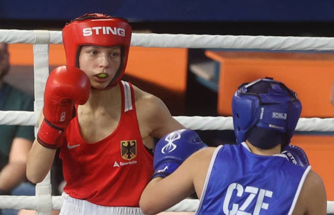 15.08.2026 Loznica(Serbia) European Junior U19 boxing championship female women s -57kg Charlotte Kienel Germany :
