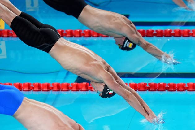 Alberto Razzetti during Men™s 200m Butterfly final at the Swimming European Aquatics Championships Paris 2026, Paris, August 15 , 2026  Copyright: xSpada LaPressex