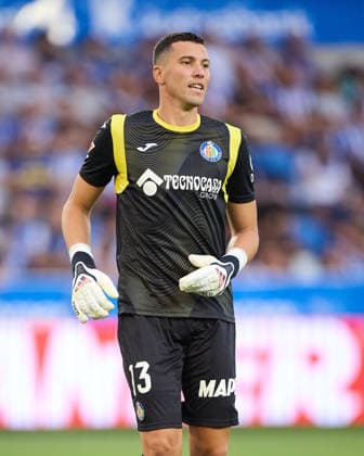 August 15, 2026, Vitoria, Alaba, Spain: David Soria of Getafe CF looks on during the LaLiga EA Sports match between Deportivo Alaves and Getafe CF at Mendizorrotza on August 15, 2026, in Vitoria, Spain. Vitoria Spain - ZUMAa181 20260815_zaa_a181_019 Copyright: xRicardoxLarreinax