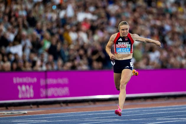 260815 Henriette Jaeger of Norway competes in women™s 400 meter final during day 6 of the 2026 European Athletics Championships on August 15, 2026 in Birmingham. Photo: Mathias Bergeld BILDBYRAN kod MB MT1071 friidrott athletics friidrett friidrotts-em em friidretts-em 2026 european athletics championships day 6 bbeng *** August 15, 2026: Henriette Jaeger of Norway competes in the women’s 400-meter final on Day 6 of the 2026 European Athletics Championships on August 15, 2026 in Birmingham. Photo by Mathias Bergeld. BILDBYRAN code MB MT1071. track and field, athletics, friidrett, friidrotts EM, 2026 European Athletics Championships, Day 6, bbeng  Copyright: MATHIASxBERGELD BB260815MB107