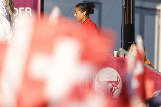 UK: 27th European Athletics Championships - Birmingham 2026, 15 August 2026 BIRMINGHAM, ENGLAND: August 15: Audrey Werro of Switzerland in the medal ceremony of the Women™s 800m during day five of the 27th European Athletics Championships at Alexander Stadium on August 15 2026 Photo by Ben Booth SportPix SIPA USA Birmingham Alexander Stadium West Midlands England Copyright: xBenxBoothx