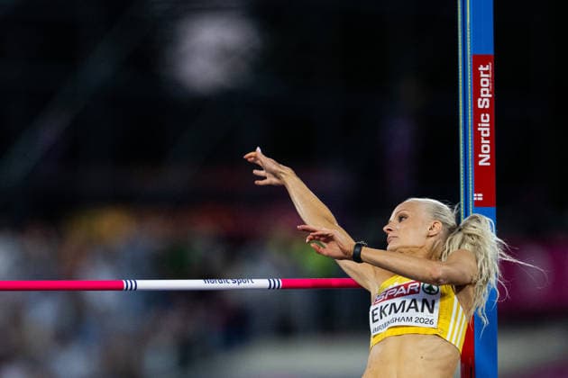 260815 Louise Ekman of Sweden competes in women™s high jump final during day 6 of the 2026 European Athletics Championships on August 15, 2026 in Birmingham. Photo: Maxim Thore BILDBYRAN kod MT MT1071 friidrott athletics friidrett friidrotts-em em friidretts-em 2026 european athletics championships day 6 bbeng *** August 15, 2026: Louise Ekman of Sweden competes in the women’s high jump final on Day 6 of the 2026 European Athletics Championships on August 15, 2026 in Birmingham. Photo by Maxim Thore. BILDBYRAN code MT MT1071 track and field athletics friidrett friidrotts em em friidretts em 2026 European Athletics Championships Day 6 bbeng  Copyright: MAXIMxTHORE BB260815MT017
