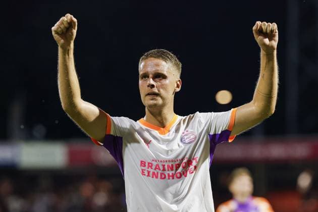 ROTTERDAM - Joey Veerman of PSV Eindhoven reacts after a 1-2 win during the Dutch Eredivisie match between Excelsior and PSV at Woudestein Stadium on August 15, 2026, in Rotterdam, the Netherlands. MAURICE VAN STEEN ANP Eredivisie 2026-2027 xVIxANPxSportx xxANPxIVx 565558585 originalFilename: 565558585.jpg