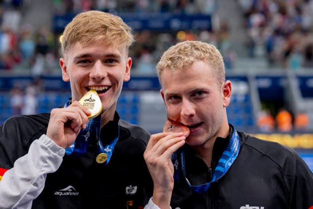 Swimming, European Championships in Paris, Men’s 1500m freestyle, Oliver Klemet wins bronze
