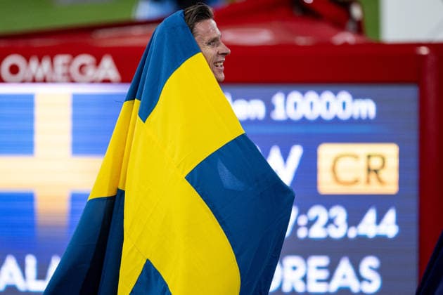 260815 Andreas Almgren of Sweden after men s 10 000 meter during day 6 of the 2026 European Athletics Championships on August 15, 2026 in Birmingham. Photo: Maxim Thore BILDBYRAN kod MT MT1071 friidrott athletics friidrett friidrotts-em em friidretts-em 2026 european athletics championships day 6 bbeng jubel *** August 15, 2026: Andreas Almgren of Sweden after the men’s 10,000-meter race on Day 6 of the 2026 European Athletics Championships on August 15, 2026 in Birmingham. Photo by Maxim Thore. BILDBYRAN code MT MT1071 track and field athletics friidrett friidrotts em em friidretts em 2026 European Athletics Championships Day 6 BBENG celebration  Copyright: MAXIMxTHORE BB260815MT022