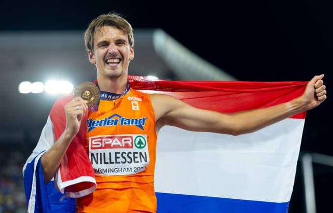 Athletics, European Championships in Birmingham, Men’s 1500m, European Champion Stefan Nillessen