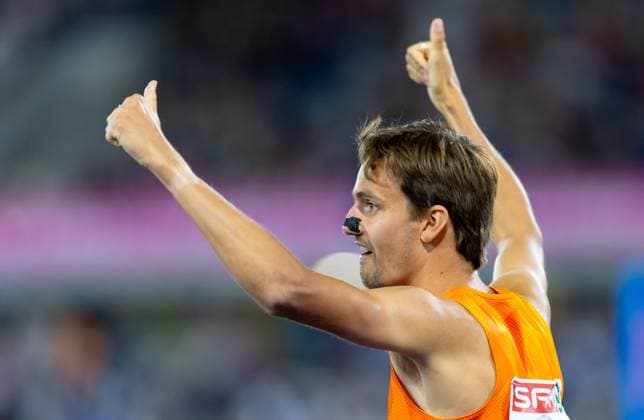 BIRMINGHAM - Stefan Nillessen after the 1500 meter final on the sixth day of the European Athletics Championships. IRIS VAN DEN BROEK ANP xVIxANPxSportx xxANPxIVx 565560963 originalFilename: 565560963.jpg