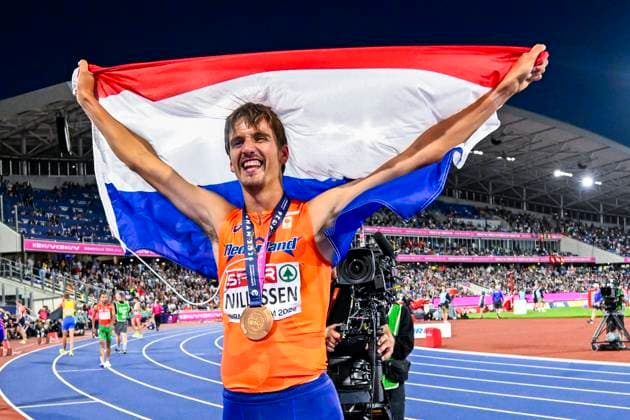 European Athletics Championships Birmingham 2026 - day 6 BIRMINGHAM, ENGLAND - AUGUST 15 : Nillessen Stefan (NED) celebrating on day 6 of the Birmingham 2026 European Athletics Championships on August 15, 2026 in Birmingham, England, 15 08 2026 Birmingham ENGLAND  Copyright: xTomasxSiskx