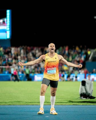 Julian Weber (USC Mainz, Speerwurf Maenner), GBR, Leichtathletik, Athletics, European Athletics Championships 2026, Leichtathletik Europameisterschaft 2026, Birmingham 2026, 09.08.2026, GBR, Leichtathletik, Athletics, European Athletics Championships 2026, Leichtathletik Europameisterschaft 2026, Birmingham 2026, 09.08.2026 Birmingham *** Julian Weber, USC Mainz, Men s Javelin Throw, GBR, Track and Field, Athletics, 2026 European Athletics Championships, 2026 European Track and Field Championships, Birmingham 2026, August 9, 2026, GBR, Track and Field, Athletics, 2026 European Athletics Championships, 2026 European Track and Field Championships, Birmingham 2026, August 9, 2026, Birmingham Copyright: xStefanxMayerx EP_SMR
