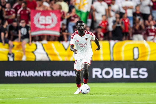 August 15, 2026, Sevilla, Sevilla, Spain: Sangante of Sevilla FC in action during the Spanish league, LaLiga EA Sports, football match played between Sevilla FC and Rayo Vallecano at Ramon Sanchez-Pizjuan stadium on August 15, 2026, in Sevilla, Spain. Sevilla FC V Rayo Vallecano - LaLiga EA Sports  - ZUMAa181 20260815_zaa_a181_066 Copyright: xJoaquinxCorcherox