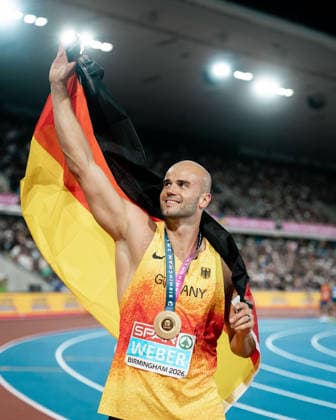 Julian Weber (USC Mainz, Speerwurf Maenner), GBR, Leichtathletik, Athletics, European Athletics Championships 2026, Leichtathletik Europameisterschaft 2026, Birmingham 2026, 09.08.2026, GBR, Leichtathletik, Athletics, European Athletics Championships 2026, Leichtathletik Europameisterschaft 2026, Birmingham 2026, 09.08.2026 Birmingham *** Julian Weber, USC Mainz, Men s Javelin Throw, GBR, Track and Field, Athletics, 2026 European Athletics Championships, 2026 European Track and Field Championships, Birmingham 2026, August 9, 2026, GBR, Track and Field, Athletics, 2026 European Athletics Championships, 2026 European Track and Field Championships, Birmingham 2026, August 9, 2026, Birmingham Copyright: xStefanxMayerx EP_SMR