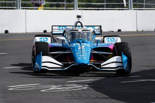 NTT IndyCar, Indy Car, IRL, USA Series Ontario Honda Dealers Indy At Markham - Day2 - Practice Josef Newgarden, driver of the 2 Team Penske Chevrolet, drives during practice for the NTT INDYCAR Series Ontario Honda Dealers Indy at Markham on August 15, 2026, in Markham, Ontario, Canada. Markham Ontario Canada  Copyright: xYuanxTianx originalFilename:tian-nttindyc260815_nppuG.jpg