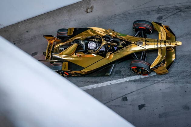 2026 FORMULA E LONDON ePRIX 77 BARNARD Taylor (gbr), DS Penske, DS E-Tense FE25, action during the London ePrix, 16th and 17th round of the 2025-26 ABB FIA Formula E World Championship, WM, Weltmeisterschaft on the ExCel London Circuit from August 14 to 16, 2026 in London, United Kingdom - LondonUnited Kingdom  Copyright: xPauloxMariax