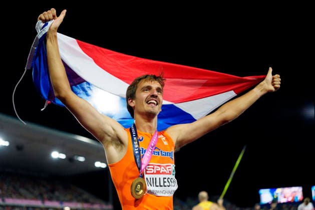 BIRMINGHAM, GREAT BRITAIN - AUGUST 15, 2026 : European champion over 1500m: Stefan NILLESSEN (NED Netherlands) during the European Athletics Championships at Alexander Stadium on August 15, 2026 in Birmingham, Great Britain. Great Britain Copyright: xLeahxKohringx