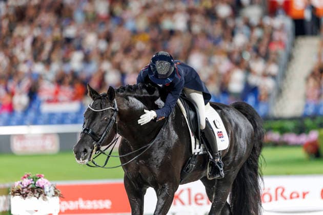 AACHEN - FEI World Championships 2026, AACHEN - FEI World Championships 2026 FRY Charlotte (GBR), Glamourdale FEI Dressage World Championship, WM, Weltmeisterschaft Freestyle Kür Individual Lindt Prize Aachen, Reitstadion Soers 15. August 2026 - *** Aachen FEI World Championships 2026, Aachen FEI World Championships 2026 FRY Charlotte GBR, Glamourdale FEI Dressage World Championship Freestyle Individual Lindt Prize Aachen, Soers Equestrian Stadium, August 15, 2026