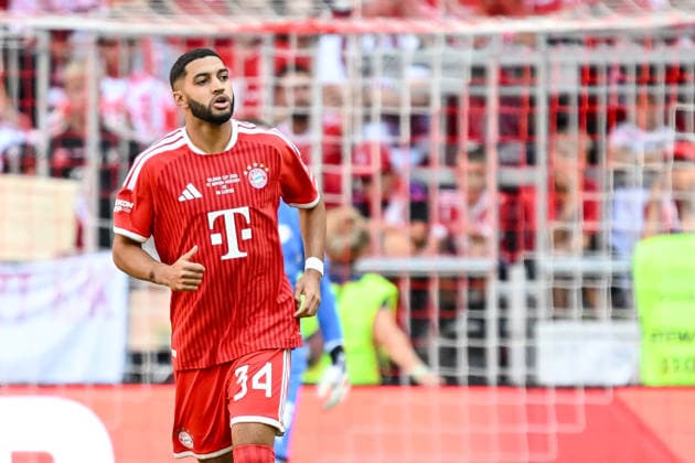 Ismael Saibari (FC Bayern Muenchen) Looks on during the Telekom Cup match between FC Bayern Muenchen and RB Leipzig at Allianz Arena on August 15, 2026 in Munich, Germany. (Photo by Harry Langer DeFodi Images) - *** Ismael Saibari of FC Bayern Munich watches the Telekom Cup match between FC Bayern Munich and RB Leipzig at the Allianz Arena on August 15, 2026, in Munich, Germany. Photo by Harry Langer, DeFodi Images