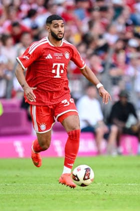 Ismael Saibari (FC Bayern Muenchen) controls the Ball during the Telekom Cup match between FC Bayern Muenchen and RB Leipzig at Allianz Arena on August 15, 2026 in Munich, Germany. (Photo by Harry Langer DeFodi Images) - *** Ismael Saibari of FC Bayern Munich controls the ball during the Telekom Cup match between FC Bayern Munich and RB Leipzig at the Allianz Arena on August 15, 2026, in Munich, Germany. Photo by Harry Langer, DeFodi Images