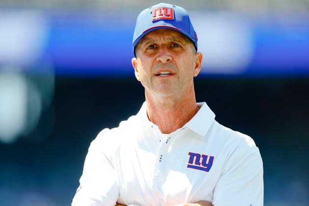 August 15, 2026: Before the game, New York Giants head coach John Harbaugh looks toward the stand in a NFL, American Football Herren, USA preseason game at MetLife Stadium in East Rutherford, NJ. The Minnesota Vikings defeat the New York Giants 13-10. Cal Media East Rutherford USA - ZUMAc04_ 20260815_faf_c04_174 Copyright: xShaquanxWoodyx