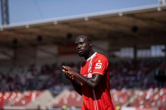 Regionalliga Nordost: FC Rot-Weiß Erfurt vs. 1. FC Magdeburg II; Erfurt; 15.08.2026 Raphael Assibey-Mensah ( 7; FC Rot-Weiß Erfurt) Regionalliga Nordost: FC Rot-Weiß Erfurt vs. 1. FC Magdeburg II; Steigerwaldstadion Erfurt; 15.08.2026 *** Regionalliga Nordost FC Rot Weiß Erfurt vs. 1 FC Magdeburg II Erfurt August 15, 2026 Raphael Assibey Mensah 7 FC Rot Weiß Erfurt Regionalliga Nordost FC Rot Weiß Erfurt vs. 1 FC Magdeburg II Steigerwaldstadion, Erfurt August 15, 2026 Copyright: xBEAUTIFULxSPORTS Duehringx