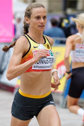 BIRMINGHAM, GREAT BRITAIN - AUGUST 16, 2026: Fabienne KÖNIGSTEIN (GER Germany) competing in the women’s marathon during the European Athletics Championships on August 16, 2026 in Birmingham, Great Britain. Great Britain Copyright: xAxelxKohringx