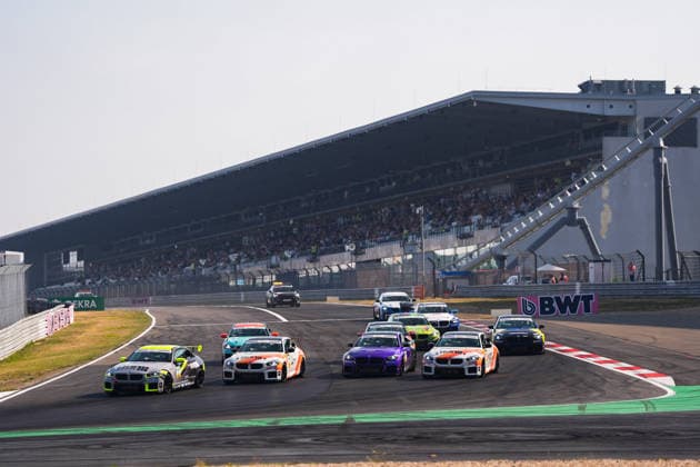 BMW M2 Cup, 5. + 6. Rennen Nürburgring 2026 77 BMW M2 Racing, ME Motorsport: Moritz Groneck, 2 BMW M2 Racing, Hofor Racing by Bonk Motorsport: Michael Schrey, 8 BMW M2 Racing, MK Motorsport: Mika König - picture by Gruppe C Photography Nürburg Nürburgring Rheinland-Pfalz Germany Copyright: xGruppexCxPhotographyx