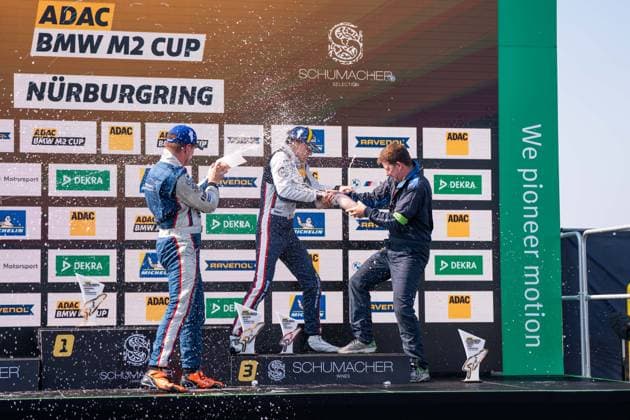 BMW M2 Cup, 5. + 6. Rennen Nürburgring 2026 3 BMW M2 Racing, Hofor Racing by Bonk Motorsport: Niklas Hirsch - picture by Gruppe C Photography Nürburg Nürburgring Rheinland-Pfalz Germany Copyright: xGruppexCxPhotographyx