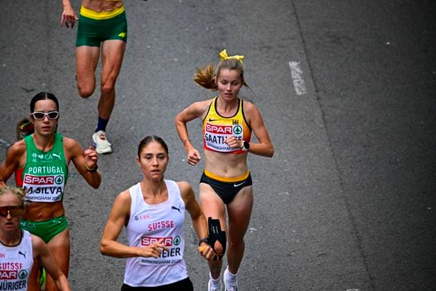 Katharina SAATHOFF (Germany, Braunschweiger Laufclub, MARATHON TEAM Women) GBR, European Athletics Championships, Athletics, 16.08.2026, GBR, European Athletics Championships, Athletics, 16.08.2026, Birmingham *** Katharina SAATHOFF, Germany, Braunschweig Running Club, MARATHON TEAM Women GBR, European Athletics Championships, Track and Field, August 16, 2026, GBR, European Athletics Championships, Track and Field, August 16, 2026, Birmingham Copyright: xEibnerxPressefoto JanxPapenfussx EP_JPS