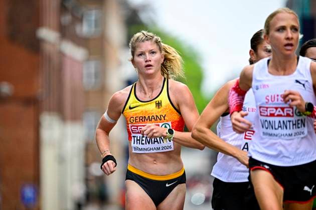 Tabea THEMANN (Germany, Hamburg Running, MARATHON TEAM Women) GBR, European Athletics Championships, Athletics, 16.08.2026, GBR, European Athletics Championships, Athletics, 16.08.2026, Birmingham *** Tabea THEMANN, Germany, Hamburg Running, MARATHON TEAM Women GBR, European Athletics Championships, Track and Field, August 16, 2026, GBR, European Athletics Championships, Track and Field, August 16, 2026, Birmingham Copyright: xEibnerxPressefoto JanxPapenfussx EP_JPS