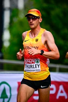 Tom THURLEY (Germany, Munich Athletics, MARATHON TEAM Men) GBR, European Athletics Championships, Athletics, 16.08.2026, GBR, European Athletics Championships, Athletics, 16.08.2026, Birmingham *** Tom THURLEY Germany, Munich Athletics, MARATHON TEAM Men GBR, European Athletics Championships, Track and Field, August 16, 2026, GBR, European Athletics Championships, Track and Field, August 16, 2026, Birmingham Copyright: xEibnerxPressefoto JanxPapenfussx EP_JPS