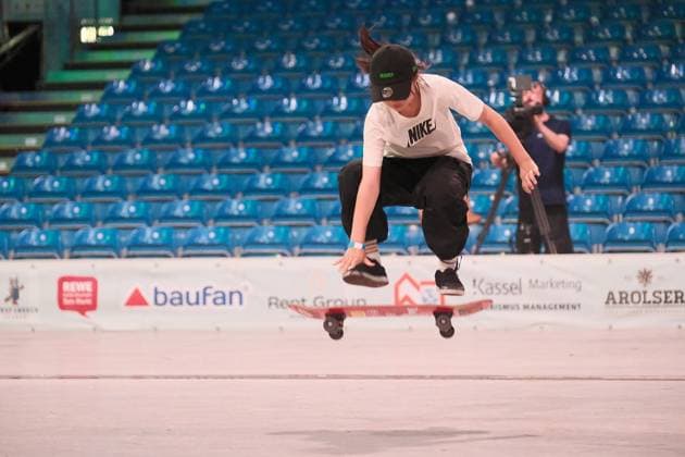15.078.2026 xkhx Kassel World Freestyle 2026 Skateboarding Championships - Women Pro Qualifiers Bild zeigt Mei Tanikoshi from Japan - *** 15 078 2026 xkhx Kassel World Freestyle 2026 Skateboarding Championships Women s Pro Qualifiers. The photo shows Mei Tanikoshi from Japan.